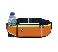 JEVRKAPZ UltraSlim Fanny Packs for Women Men Slim Running Belt Waist Pack Runners Bag Waterproof Money Belt, Orange, 1186