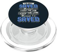 Jew I keep The Law Because I'm Saved Quote Hebrew Israelite PopSockets PopGrip for MagSafe