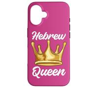 Jew Jewish Israel Funny Quote Israelite Woman Hebrew Queen Case for iPhone 16