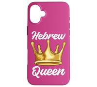 Jew Jewish Israel Funny Quote Israelite Woman Hebrew Queen Case for iPhone 16 Plus