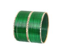 Jewar Mandi Colorful Indian Bollywood Metal Bangle Set for Women - 2 Dozen Multicolor Alloy Bangles, Stacking Bracelets for Weddings, Parties, Festivals & Gifts, Set of 24, 2.10, Alloy, no gemstone