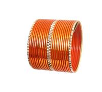 Jewar Mandi Colorful Indian Bollywood Metal Bangle Set for Women - 2 Dozen Multicolor Alloy Bangles, Stacking Bracelets for Weddings, Parties, Festivals & Gifts, Set of 24, 2.8, Alloy, no gemstone