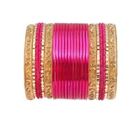 JewarHaat Colorful Bangle Multi-Color Collection Traditional Indian Ethnic Bollywood Exclusive Silver Golden Glitters Glossy Glaze Exotic Matte Vintage Textured Fashion Designer Metal Bridal Chura