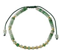 Jewboo Genuine Crystals and Gemstones Beaded Bracelets for Women Healing Crystals and Gemstones Stack Bracelet Jewelry Gift for Her (Aventurine)