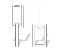 JeweBella 925 Sterling Silver Dangle Earrings For Women Drop Earrings