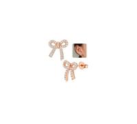 JeweBella Bow Earrings 925 Sterling Silver Earrings Stud for Women Girls