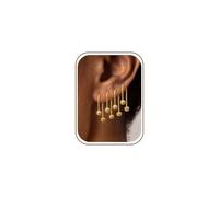 JeweBella Half Hoop Earrings for Women Girls Hypoallergenic 20G Stainless Steel Backless Sleeper Earrings Small Huggie Stud Earring Minimalist Drop Dangle Ball Screwback Studs Silver Gold