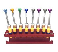 Jewecutger 8 Pcs Watch Screwdrivers with Metal Stand for Watch Repair Watch