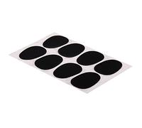 Jewecutger 8Pcs 0.3mm Mouthpiece Patches Pads Cushions for Sax Tenor Saxophone Black