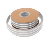JEWEDECO 1 Roll of Striped Polyester Ribbon for DIY Crafts and Ribbon Wrapping Creative and Light Weight for Packing Christmas Presents and Making Christmas Wreaths Easy to Store and Can Be