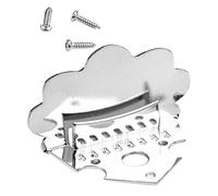 JEWEDECO 1 Set Stylish Mandolin Tailpiece with Screws Durable Design for Enhanced Tone and Volume Essential Accessory for Mandolin Instrument Maintenance