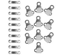 JEWEDECO 10 Sets Sewing Hooks Sewing Hook Decor Metal Vintage Easy to Use Replacement for Jeans Underwear