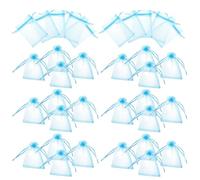 JEWEDECO 100pcs Organza Drawstring Gift Bags for Wedding Favour, Shower, and Party Use, Multi-functional Mesh Pouches for Goodies and Candy Storage, Easy to Use Present Sacks