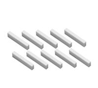 JEWEDECO 10pcs Beef Bone Guitar Nut Replacement for Acoustic Guitar High Precision Craftsmanship Enhance Tone and Resonance