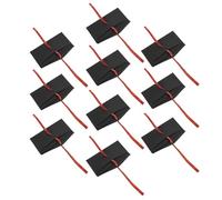 JEWEDECO 10pcs Black Kraft Invitation Envelopes Made of Kraft Paper with Bowknot Binding Design Elegant and Low-Key Style for Festival Invitations and Decoration