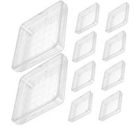 JEWEDECO 10pcs Cell Tissue Petri Plates Laboratory Petri Dishes with Lids Ps Material Easy to Use Accurate Results for University Experiments