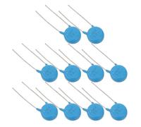 JEWEDECO 10pcs Ceramic Disc Capacitors High Frequency Excellence Heat Resistance 20kv102k Ceramic Disk Capacitor Assortment for Circuit Board Replacement and Industrial Applications