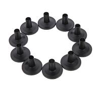 JEWEDECO 10pcs Cymbal Sleeves Drum Kit Accessories Support for Percussion Instruments Easy to Install Replacement Parts for Drummers