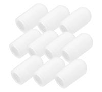 JEWEDECO 10pcs Drum Mute Tips Drumstick Silent Tips Silicone Protects Drumstick Heads Lightweight Drum Practice for Playing Other Instruments and Practicing on The Go