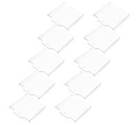 JEWEDECO 10pcs Fire Alarm Protective Covers Transparent Weatherproof Shields for Wall Fire Switches Manual Alarm Guards to Prevent Accidental Activation Call for Indoor