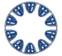 JEWEDECO 10pcs Hanging Bird Feeder Cup Fruit Basket Versatile Use Easy Access Plastic Feeding Foraging Vegetable Egg Finches Canaries