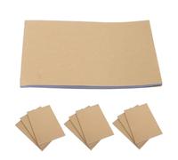 JEWEDECO 10Pcs Kraft Paper Notepad with Multilayer Copying for Accounting Order Processing and Meeting Notes Portable Lightweight Writing Pad for Office Travel and Business Use