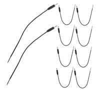 JEWEDECO 10pcs Male Plug Mono Audio Cable Kit Jack Connector for Headphone Earphone Microphone Speaker Wire Repair and Replacement