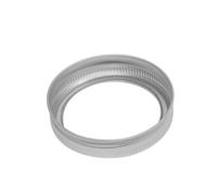 JEWEDECO 10PCS Metal Screw Bands for Mason Jars Rust-resistant Iron Replacement Rings for Regular Mouth Jar Lids Dishwasher Safe for Canning Sprouting and Kitchen Use