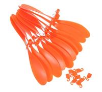 JEWEDECO 10pcs Model Plane Propeller Blades for Glider Tiger Helicopter Rubber Band Powered Flight Accessories for Rc Aircraft Educational DIY Kits
