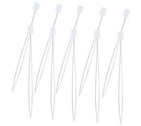 JEWEDECO 10pcs Needle Threaders Long Threading Tools for DIY Needles Beads Pearls Craft Making and Flexible Sewing Accessories for Cross Stitch Embroidery and Jewelry Making