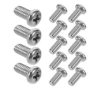 JEWEDECO 10pcs Pot Handle Lock Bolt Stainless Steel M5 X10mm Secure Attachment Noise and Shake Reduction Kitchen Use Replacement Screws for Woks and Stock Pots