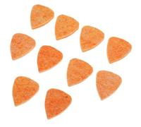 JEWEDECO 10Pcs Wool Cotton Felt Picks for Ukulele Smooth Non-Slippery Plectrums Providing Mellow Authentic Sound Compact Size for Ukulele and Other Low Instruments
