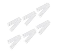 JEWEDECO 12 Sheets Heel Sticker Heel Pads Gel Comfortable Reducing Friction Bridging Shoe Gaps Family Use for Sandals Water Wave Strips Each Sheet Includes 4 Strips