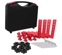 JEWEDECO 12pcs 90 Degree Right Angle Clamps for Woodworking Aluminum Alloy Carpenter Tool with Precision Positioning and Sturdy Design, for DIY and Professional Use