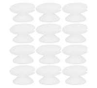 JEWEDECO 12pcs Lip Brush Covers Silicone Protector Makeup Brush Anti-Lost Cover Space-Saving Dustproof Case for Traveling and Outdoor Use