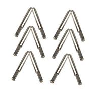 JEWEDECO 12pcs Lyre Harp String Pins Lyre Harp Tuning Pegs Metal Comfortable Fit