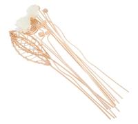 JEWEDECO 12pcs Natural Rattan Aromatherapy Sticks Essential Oil Diffusion Sticks Made of Vine and Grass Paper, Easy to Use and Enhances Air Quality, for Home and Car Fragrance