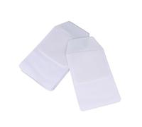 JEWEDECO 12pcs PVC Pen Bag Nurse Doctor Insert Leakproof Pencil Case Office Pocket Protector White
