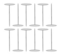 JEWEDECO 12pcs Stainless Steel Cake Flower Nails Set DIY Baking Supplies Small 3cm Diameter Cake Decorating Tools for Buttercream Flowers and Dessert Decoration