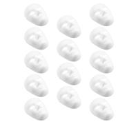 JEWEDECO 14pcs Blank Paintable Masquerade Masks with Elastic Band White Paper Pulp Full Face Vintage Carnival Mask Look Breathable Fit for Stage Performance and Masquerade Parties