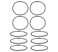 JEWEDECO 15pcs Elastic Bands for Professional Mic Shock Mounts Rubber Anti-vibration Rings Quick Installation Anti-aging Durability Sl lack Design for Stage Performances