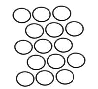 JEWEDECO 15pcs Trumpet Cornet Tuning Slide Rubber Stop Ring Bumper for Trumpet Accessories