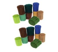 JEWEDECO 18pcs Acrylic Fibers Rug Making Wool Yarn Set for Crochet Rug and DIY Crafts, Easy to Clean and Not Easy to Shed Hair with Assorted Color for Handmade Tapestry Projects