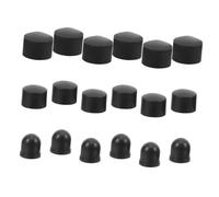 JEWEDECO 18pcs Skateboard Truck Pivot Cups Replacement in Black Pu Material, Easy Installation and Drag Reduction for Cruiser Boards and Skateboard Trucks