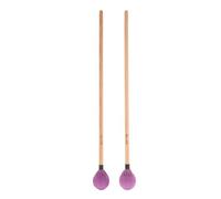JEWEDECO 1pair Comfortable Wooden Drumsticks Mallets for Marimba Percussion Instruments Resonant Sounds Convenient Storage Safe to Use Versatile