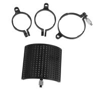 JEWEDECO 1pc Microphone Isolation Shield Cover U-shaped Noise Reduction Windscreen for Vocal Recording Effectively Reduces Plosives Wind Interference and Breath Sounds