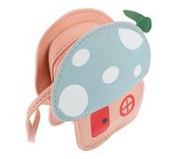 JEWEDECO 1pc Mushroom Coin Purse Fashionable Cartoon Change Bag for Cute Messenger Shoulder Bag for Premium PU Material for Storing Coins and Items Pink