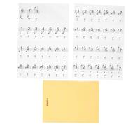 JEWEDECO 1pc Piano Keyboard Sticker Self-adhesive Introductory Decal Key Piano Printing for Beginners to Learn Notes and Skills