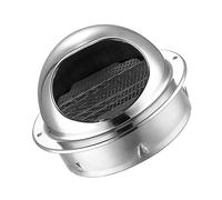 JEWEDECO 1pc Stainless Steel Range Hood Exhaust Outlet Louver Grille for Kitchen and Bathroom Easy to Install Polished Finish Practical Cooker Hood Accessory