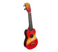 JEWEDECO 1set Creative Cartoon Ukulele for Beginners Hand Drawn Acoustic Instrument for Boys and Girls and Music Design Easy to Carry and Play